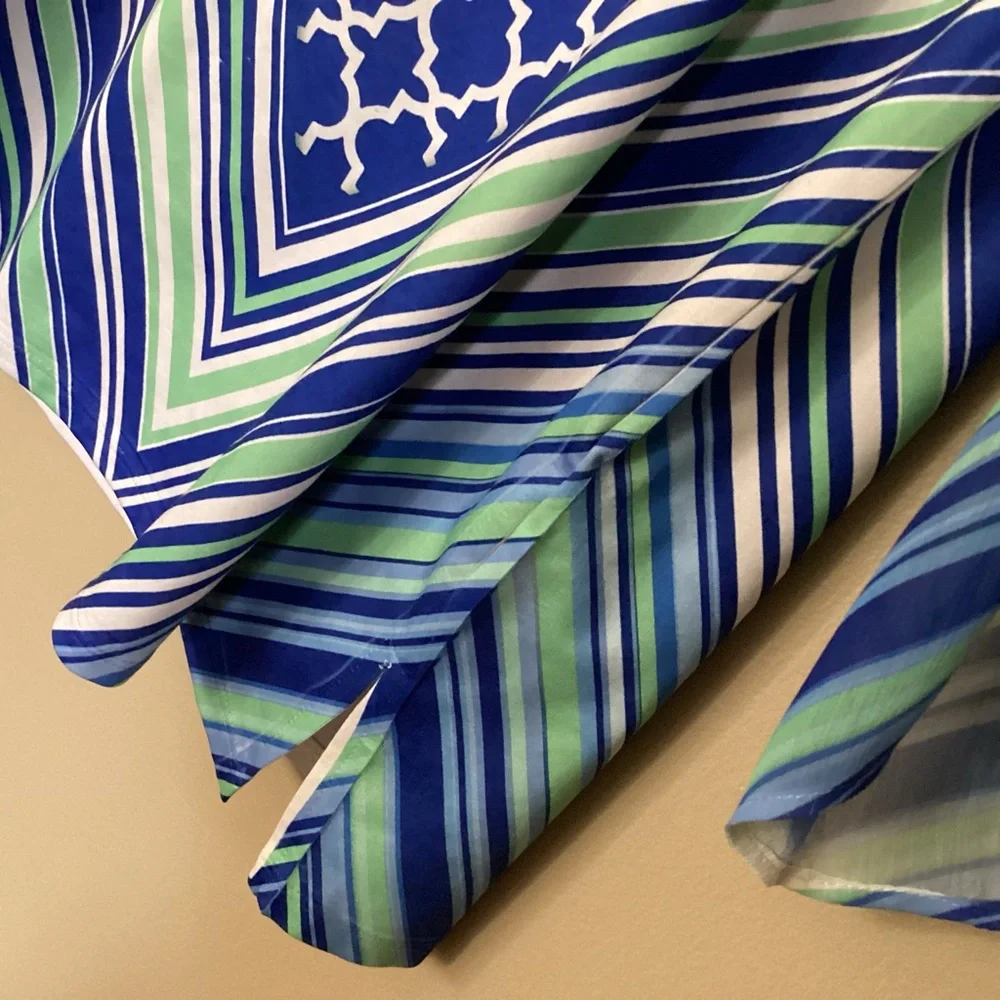 JM Collection Womens pullover V-neck Blouse beaded Size Large Adjustable - Picture 8 of 15